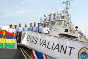 MCGS Valiant Fast Patrol Vessel, Made by GSL for Mauritius, Embarks on Its Maiden Voyage to Mauritius
