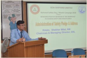 Goa Shipyard Limited observes National Safety Day / Month Campaign