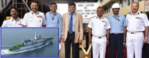 Goa Shipyard Lays Keel for 2nd Vessel of New Class OPVs