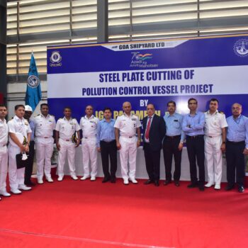 GSL Commences Production of 02 Pollution Control Vessels for Indian Coast Guard Image 2