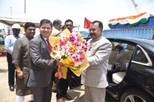 गोवा के माननीय राज्यपाल श्री पी एस श्रीधरन पिल्लई जीएसएल का दौरा